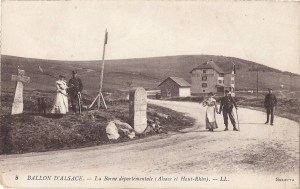Ballon d'Alsace La Borne people and dog