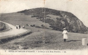 Ballon d'Alsace Le Sommet et la Borne Frontiere 1914
