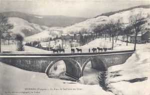 Bussang Pont de Sechenat winter