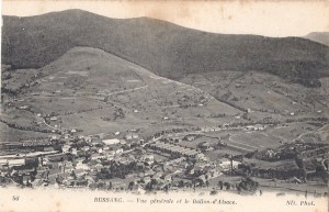 Bussang Vue générale et le Ballon-d'Alsace
