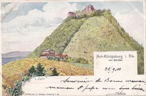 Haut Koenigsburg posted 1901