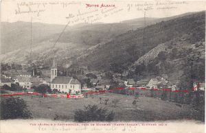 Ampfersbach annotated by soldier trench marked