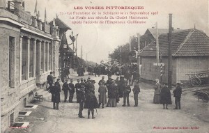 Col de la Schlucht 11 septembre 1908 après arrivée de l'Empereur Guillaume