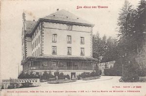 10 Col de la Schlucht Hotel Altenberg posted 1915