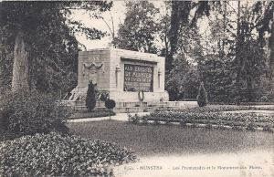 10 Munster les Promenades et le Monument aux Morts