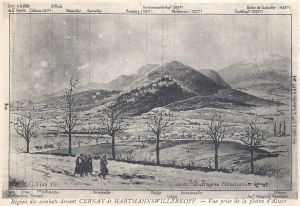 23 HWK région des combats devant Cernay et HWK posted 1916