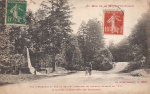 02 Col de la Chipote with monument posted 1920