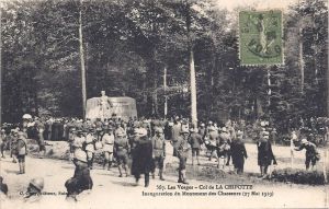 07 Col de la Chipotte inauguration Monument des Chasseurs