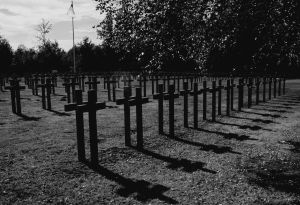 Col  de la Chipotte cemetery bw